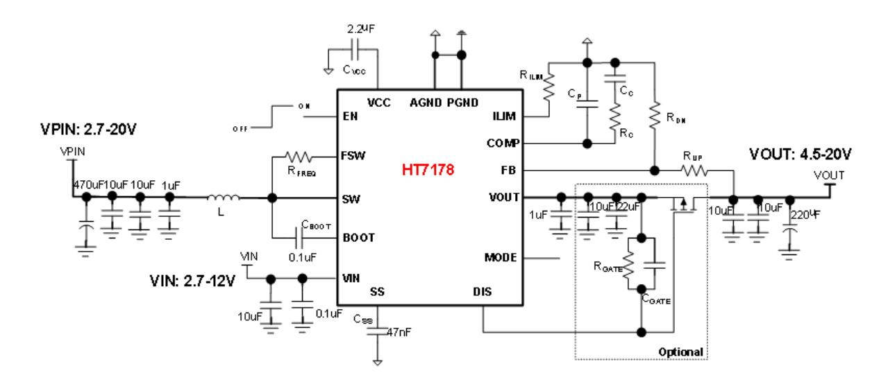 HT7178 带输出关断的20V,14A全集成同步升压转换器.jpg